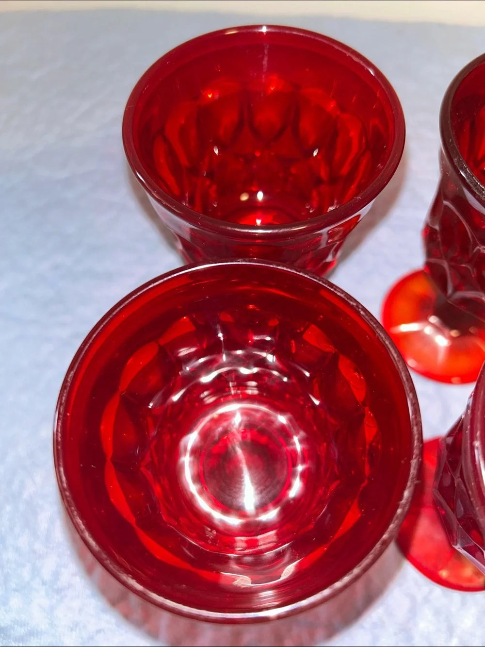 Noritake Perspective-Ruby Red Set of 4 wine Glasses